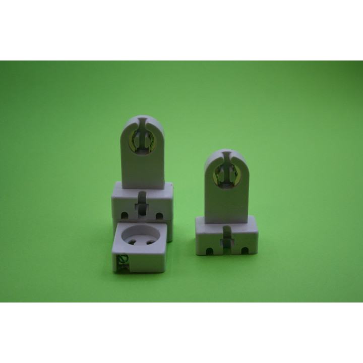 [product.brand] Tubi neon Portalampade per tubi TL T8 T12 + Porta start Condizione: visto e piaciuto 1 Portalampade per tubi TL 