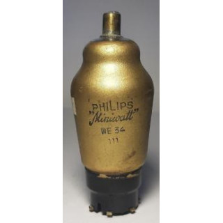 Philips Valvole Philips Valvola WE34 / AF7 Condizione: Usato 1 Valvola WE34 AF7 Stato:Italy Produttore: Common type Italy tube/s