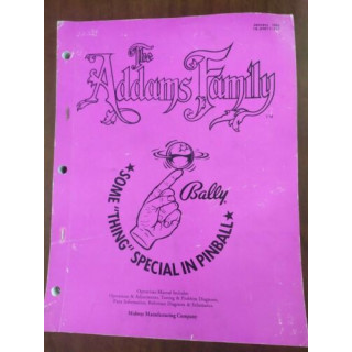 Italiano (Italian) [product.brand]The Addams Family-Bally-Manuale 1 Manuali Bally [product.weight]1 Shop I'm Jukebox iamjukebox.