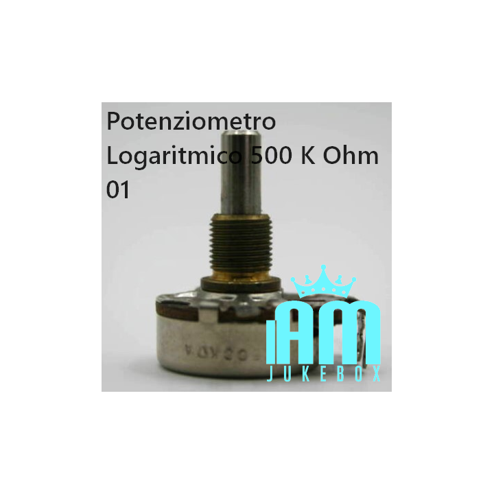 Wurlitzer Parti di ricambio Ami Rowe Potenziometro Logaritmico 500 K Ohm Condizione: pari al nuovo 1 Potenziometro Logaritmico 5