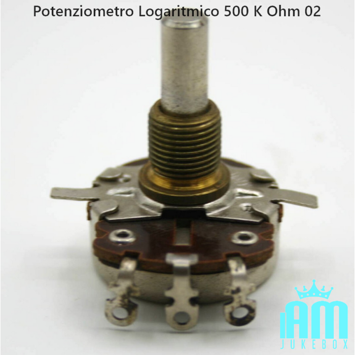 Wurlitzer Parti di ricambio Ami Rowe Potenziometro Logaritmico 500 K Ohm Condizione: pari al nuovo 2 Potenziometro Logaritmico 5