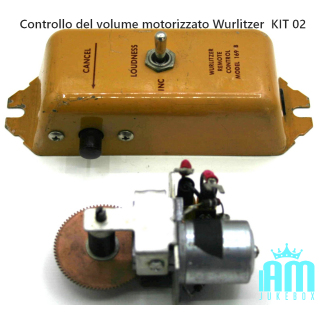 Wurlitzer Parti di ricambi Wurlitzer Controllo del volume motorizzato Wurlitzer KIT Condizione: Non testato 1 Controllo del volu