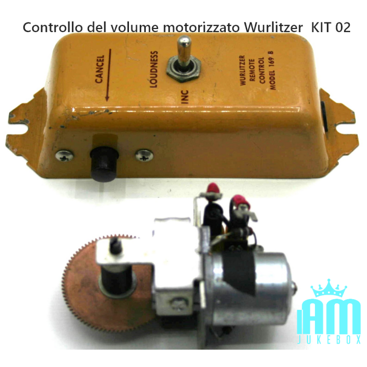 Wurlitzer Parti di ricambi Wurlitzer Controllo del volume motorizzato Wurlitzer KIT Condizione: Non testato 1 Controllo del volu