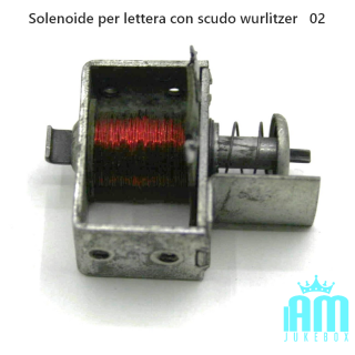Wurlitzer Parti di ricambi Wurlitzer Solenoide per lettera con scudo wurlitzer Condizione: Ricondizionato 1 Solenoide per letter