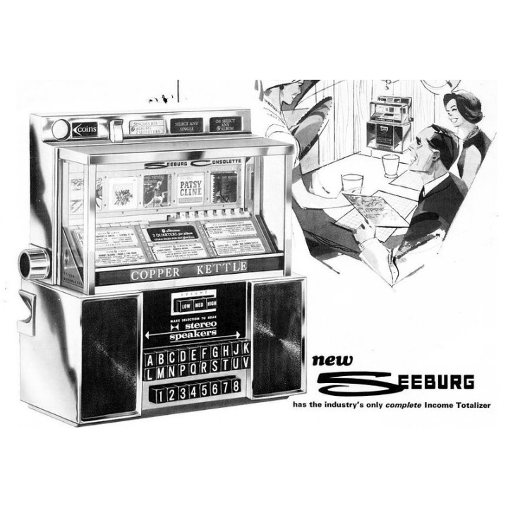 Seeburg I nostri Wallbox Seeburg Wall Box SC1 “Consolette” (1964-68) Condizione: visto e piaciuto 2 SEEBURG WALLBOX, MODELLO SC1