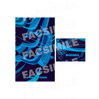 Wurlitzer Parti di ricambi Wurlitzer Kit completo per vetrofanie wurlitzer 3500 (zodiac), lato destro sinistro Condizione: visto