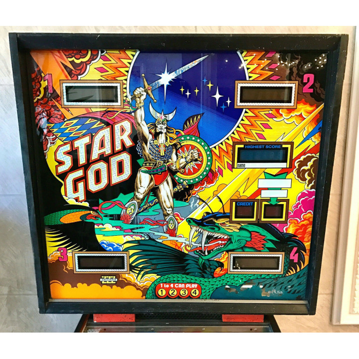 Zaccaria Flipper Zaccaria Flipper Zaccaria Star God Condizione: visto e piaciuto 4 Flipper Zaccaria Star God Flipper Zaccaria St