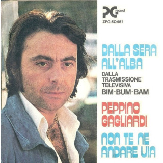 Italiano (Italian) [product.brand]Copertina Dalla Sera All'Alba / Non Te Ne Andare Via 1 Copertine vuote dischi 45 e 33 original