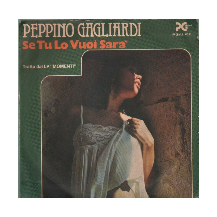 Italiano (Italian) [product.brand]Copertina Se Tu Lo Vuoi Sarà [Peppino Gagliardi] 1 Copertine vuote dischi 45 e 33 originali [p