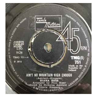 Ain't No Mountain High Enough   Can't It Wait Until Tomorrow [Diana Ross] - Vinyl 7", 45 RPM, Single