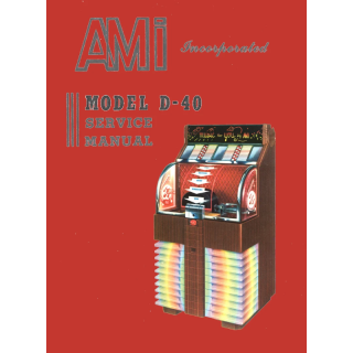 Ami Rowe Manuali jukebox AMI Modello D-40, D-80 (1951-52)​ Manuale e brochure PDF Condizione: Condizioni d'aquisto 1 Manuale ami