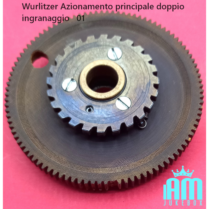 Wurlitzer Parti di ricambi Wurlitzer Wurlitzer Azionamento principale doppio ingranaggio Condizione: Usato 1 Wurlitzer Azionamen