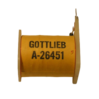 Gottlieb Solinoidi Bobina A-26451 Condizione: NOS 1 Bobina A-26451 GOTTLIEB A 26451 FLIPPER COIL D355-S1200 DC, dichi, dischi It