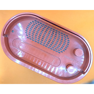 [product.brand] Idea regalo Stereotto Baby RCA lettore stereo 8 Arancione Corrente/Batterie (Funzionante) come in foto Condizion