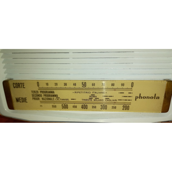 Italiano (Italian) Idea regalo PHONOLA 5589 In Bachelite originale vintage 1959/60 2 Radio Valvolari [product.weight]2 Shop I'm 