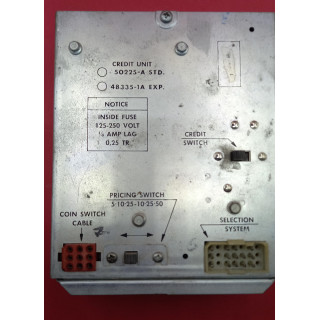 Italiano (Italian) Rock Ola Unità di Credito 50225-A STD per JUKEBOX ROCK-OLA 1 Parti di ricambio Rock ola [product.weight]1 Sho