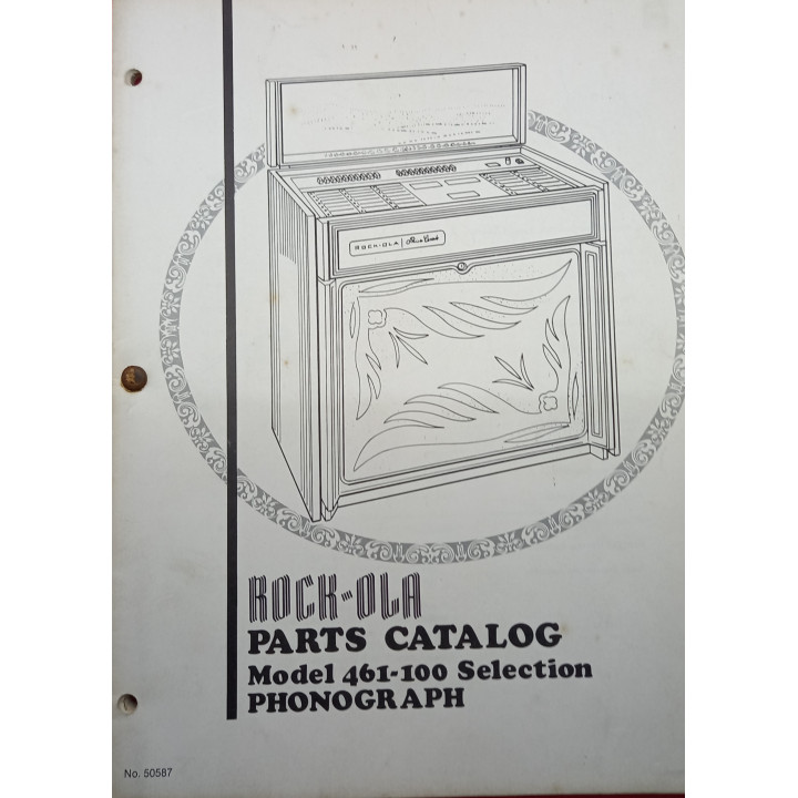 [product.brand] Manuali jukebox MANUALE ROCK OLA MOD 461 (originale) Condizione: pari al nuovo 1 MANUALE ROCK OLA MOD 461 (origi