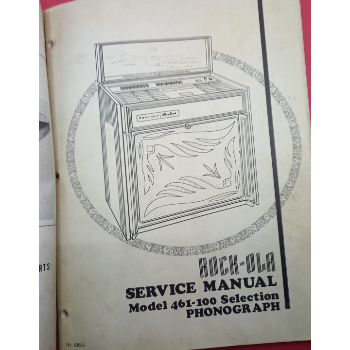 [product.brand] Manuali jukebox MANUALE ROCK OLA MOD 461 (originale) Condizione: pari al nuovo 3 MANUALE ROCK OLA MOD 461 (origi