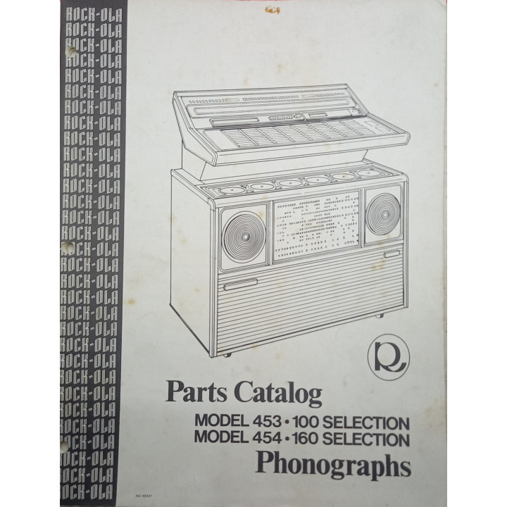 [product.brand] Manuali jukebox MANUALE ROCK OLA MOD 454-160 453-100 (originale) Condizione: pari al nuovo 2 MANUALE ROCK OLA MO
