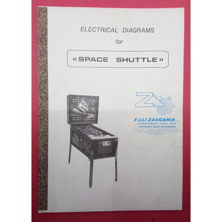 Italiano (Italian) [product.brand]MANUALE SPACE SHUTTLE ZACCARIA (originale) 1 Manuali Flipper [product.weight]1 Shop I'm Jukebo