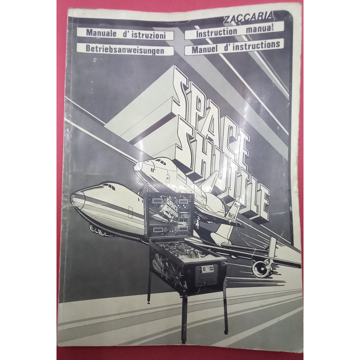Italiano (Italian) [product.brand]MANUALE SPACE SHUTTLE ZACCARIA (originale) 2 Manuali Flipper [product.weight]2 Shop I'm Jukebo