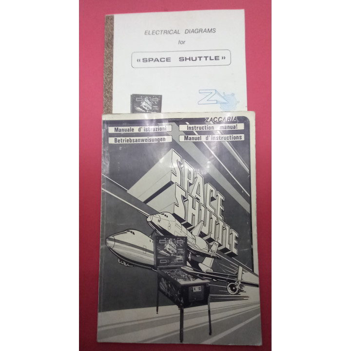 Italiano (Italian) [product.brand]MANUALE SPACE SHUTTLE ZACCARIA (originale) 3 Manuali Flipper [product.weight]3 Shop I'm Jukebo