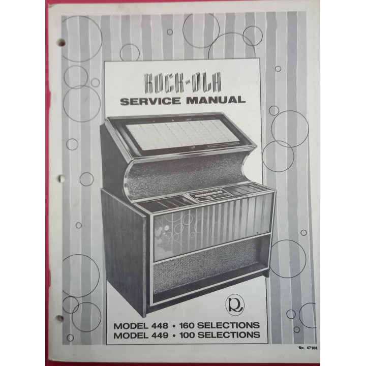 [product.brand] Manuali jukebox MANUALE ROCK OLA MOD 450-160 451-100 (originale) Condizione: pari al nuovo 2 MANUALE ROCK OLA MO