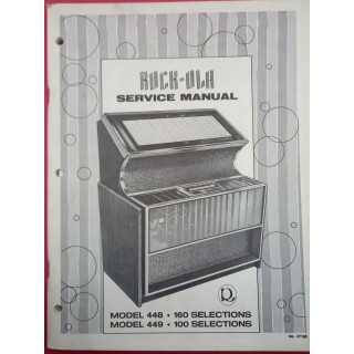 [product.brand] Manuali jukebox MANUALE ROCK OLA MOD 448 -160 o 449-100 (originale) Condizione: Usato 1 MANUALE ROCK OLA MOD 448