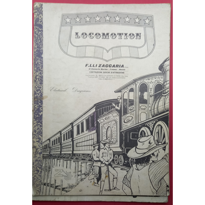 Italiano (Italian) [product.brand]MANUALE LOCOMOTION ZACCARIA (originale) 1 Manuali Flipper [product.weight]1 Shop I'm Jukebox i