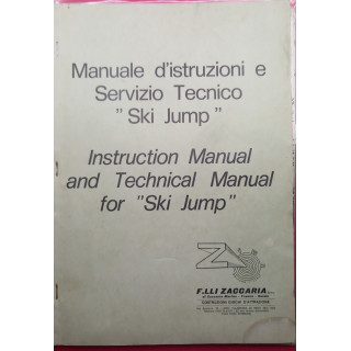 [product.brand] Manuali Flipper MANUALE SKI JUMP ZACCARIA (originale) Condizione: Nuovo 1 MANUALE SKI JUMP ZACCARIA (originale)