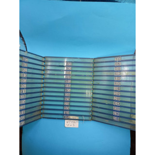 Wurlitzer Parti di ricambi Wurlitzer Set di 3 Wurlitzer 1400 Jukebox - Titolare della carta del titolo (WP151) Condizione: Usato