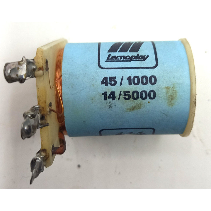 Zaccaria Solinoidi Bobina 45/1000 o 14/5000 Tecnoplay Condizione: NOS 1 Bobina 45/1000 o 14/5000 Tecnoplay Bobina  45/1000 o 14/