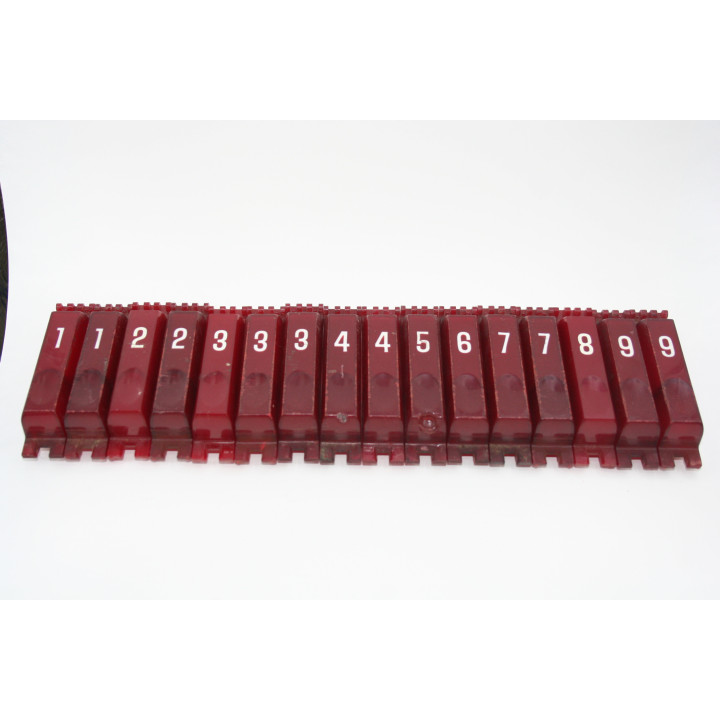 Ami Rowe Parti di ricambio Ami Rowe PULSANTE DI SELEZIONE ROSSO ROWE-AMI JAL, JEL E TROPICANA Condizione: Usato 3 Pulsante di se